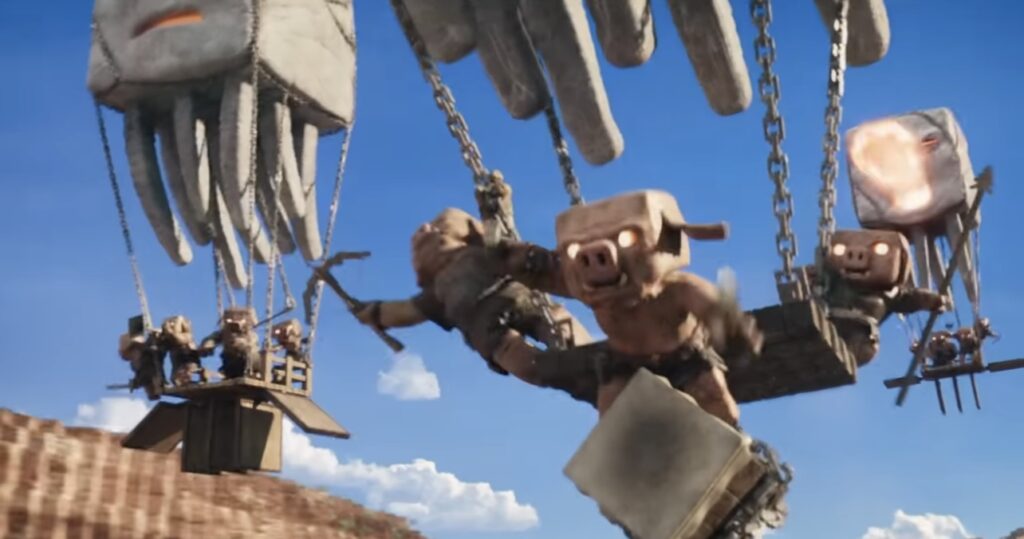 マイクラ映画　気球のようなガスト
